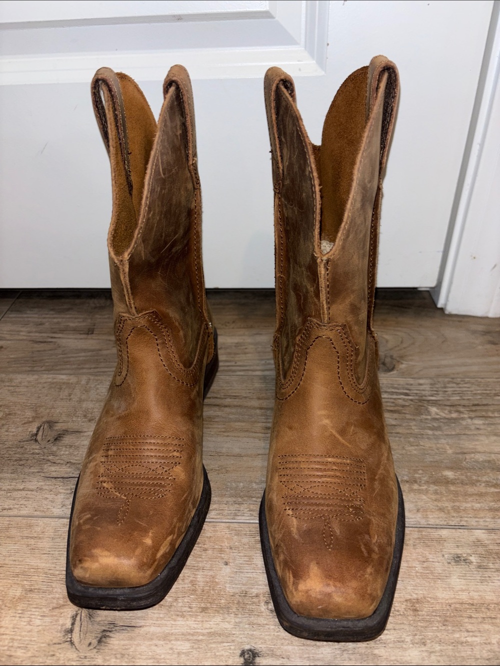 ARIAT Rambler Western Leather Boot Mens Brown 10017326 Cowboy Size 7B - Picture 2 of 8